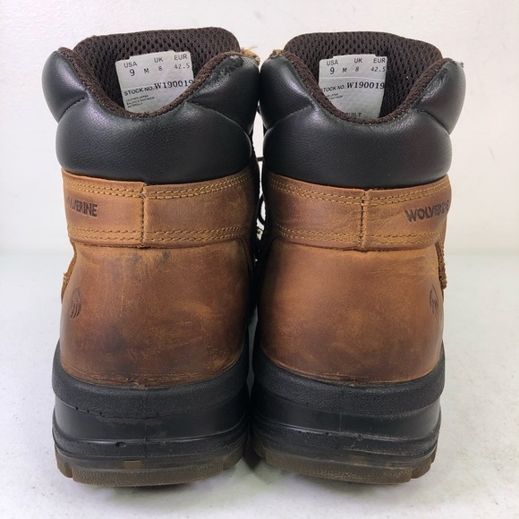 Wolverine Ramparts 6 Inch Waterproof Mens Work Boot W190019 USA Made Size 9M main image 4
